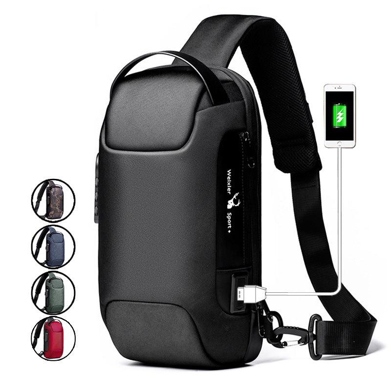 🔥Last day! 💥Special sale - USB charging sport sling  Anti-theft shoulder bag - naotstore