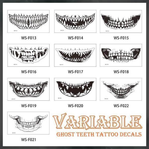 🔥Halloween's hottest items - Halloween prank makeup temporary tattoo - naotstore