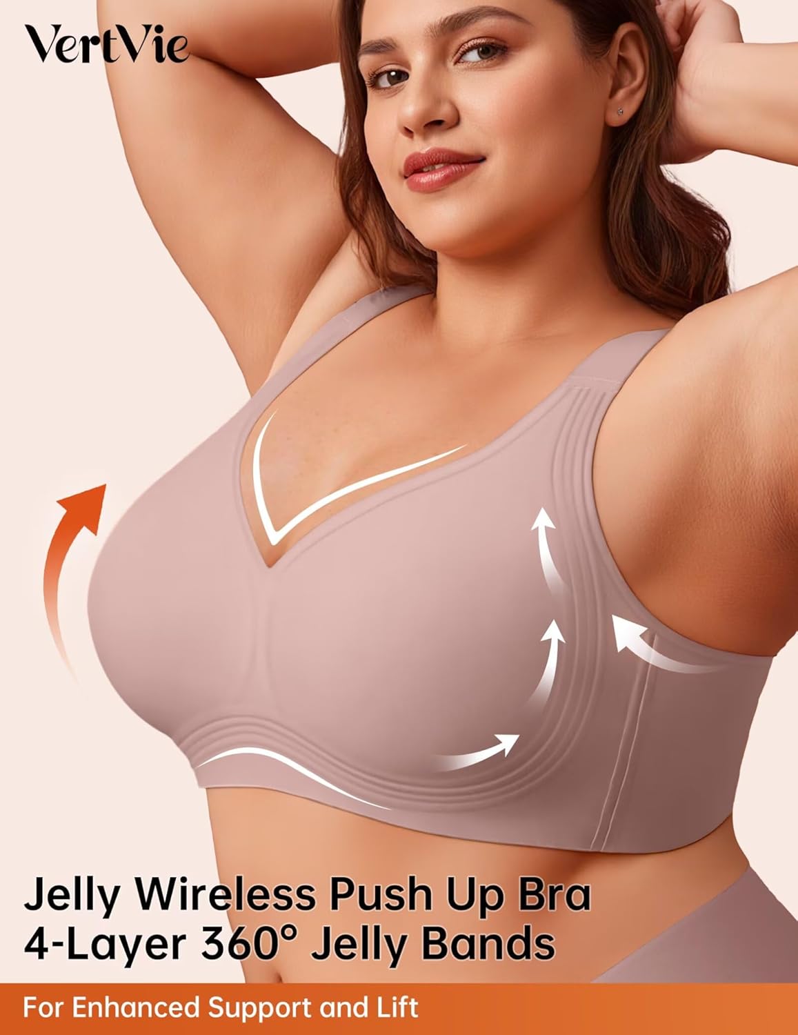👙Plus Size Wireless Jelly Bra - Super Comfort