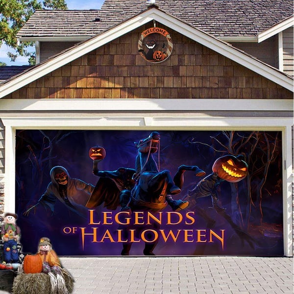 🔥Last day! 💥Special sale - Halloween Garage Door Decoration