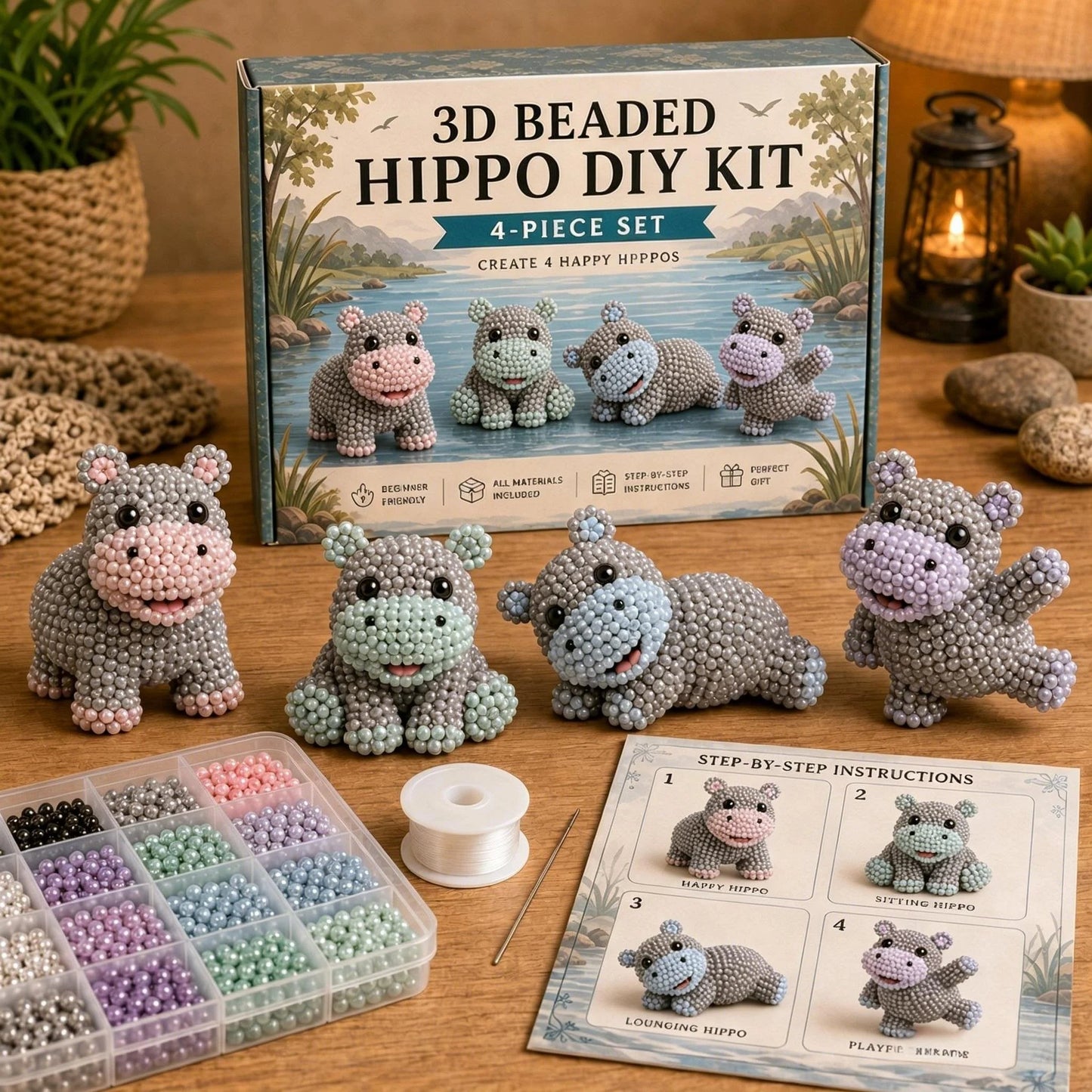 ✨Hot Selling! DIY Mini 3D Animal Beading Set