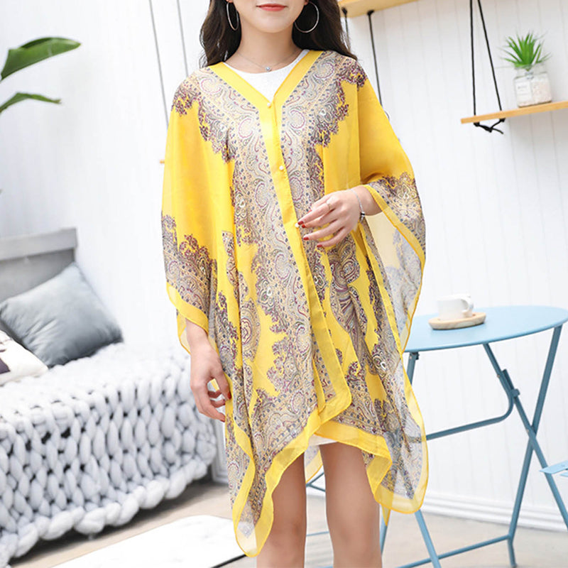 🔥Last day! 💥Special sale - Versatile Sun Protection Chiffon Shawl - naotstore