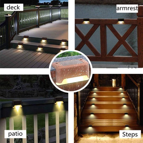 🔥Last day! 💥Special sale - LED Solar Lamp Path Staircase Outdoor Waterproof Wall Light - naotstore