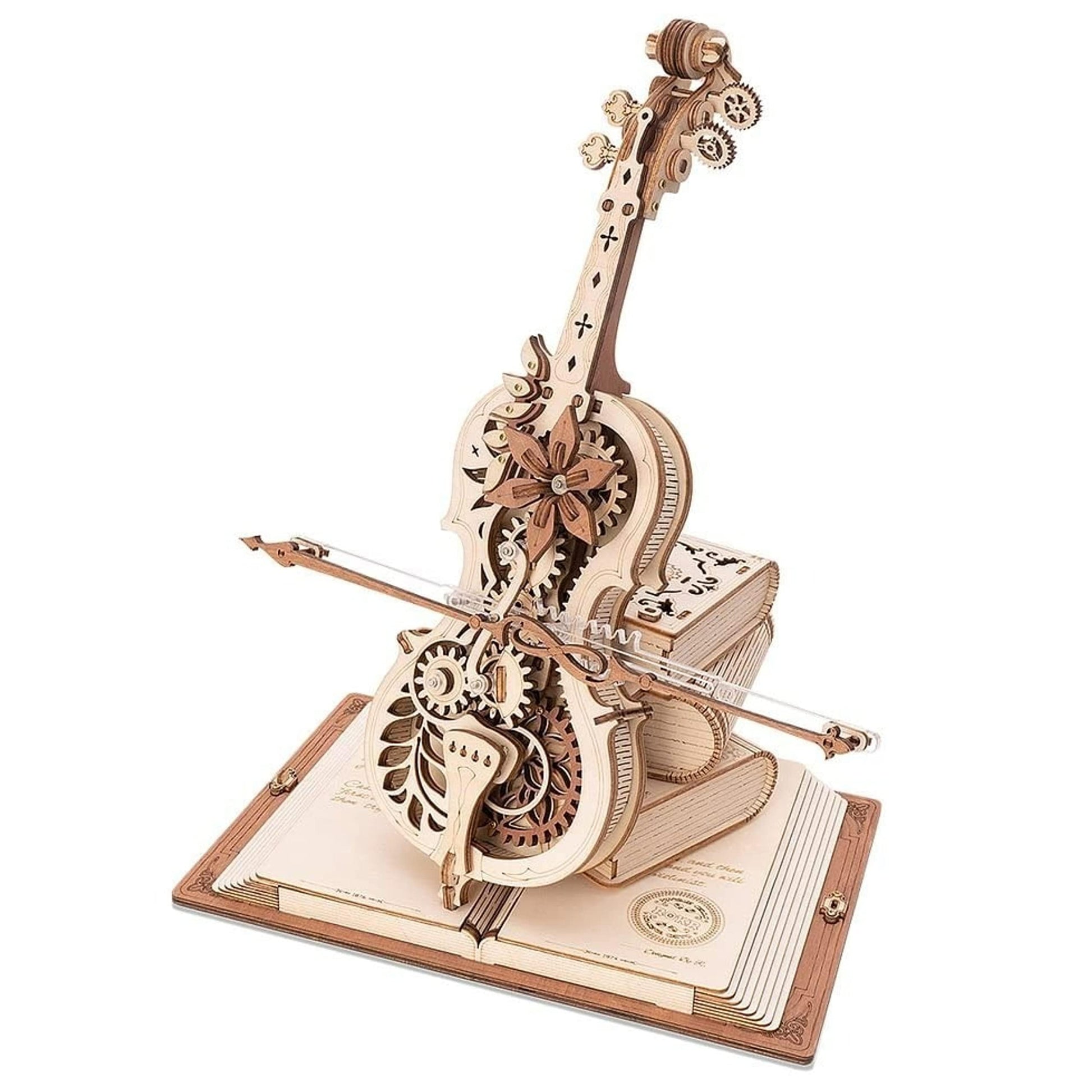 🔥Last day! 💥Special sale - DIY Wooden Cello, Self Playing Musical Instrument, Magic Music Box, Cool Gift Ideas - naotstore