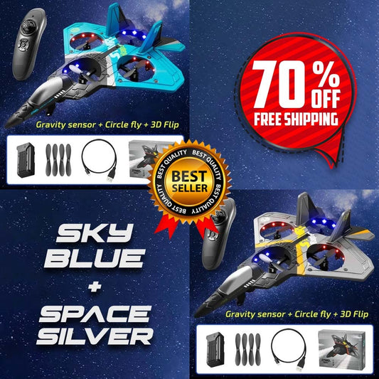 Naotstore - V17 Jet Fighter Stunt RC Airplane