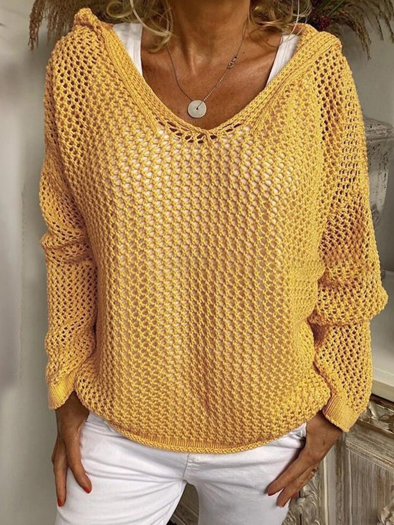 Women's Casual Soft Knitted Pullover