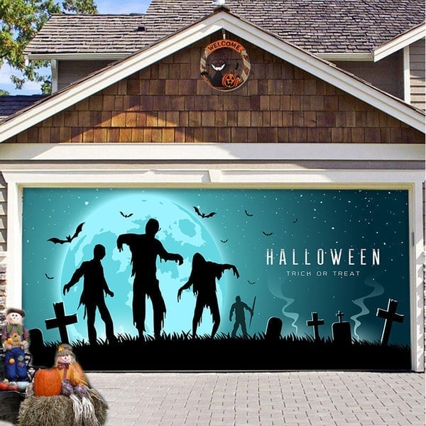 🔥Last day! 💥Special sale - Halloween Garage Door Decoration