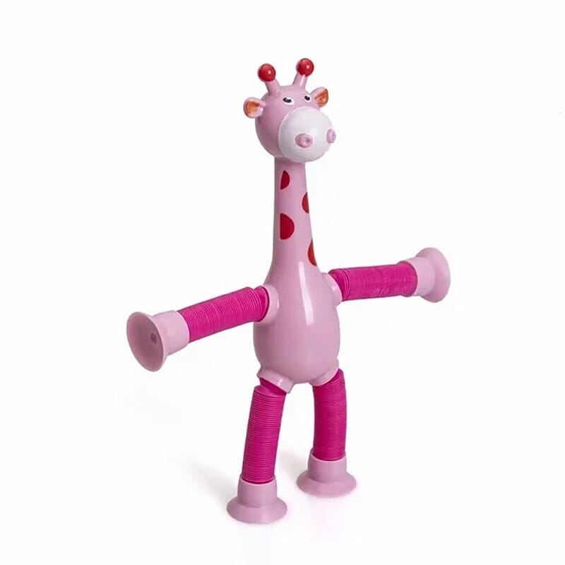 🔥Last day! 💥Special sale - Telescopic suction cup giraffe toy