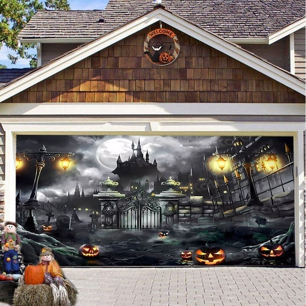 🔥Last day! 💥Special sale - Halloween Garage Door Decoration