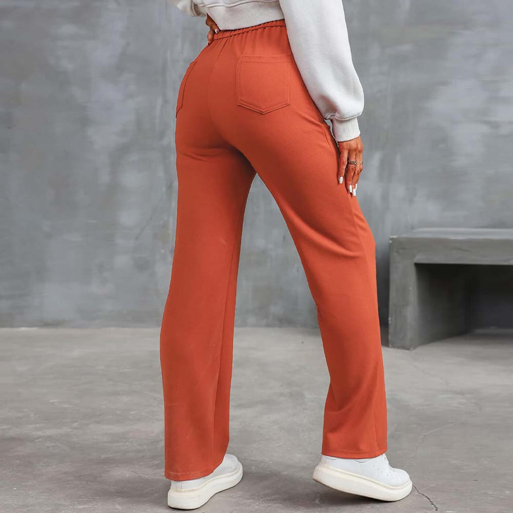 💥🔥Hottest products this month - High-waisted Elastic Casual Trousers - naotstore