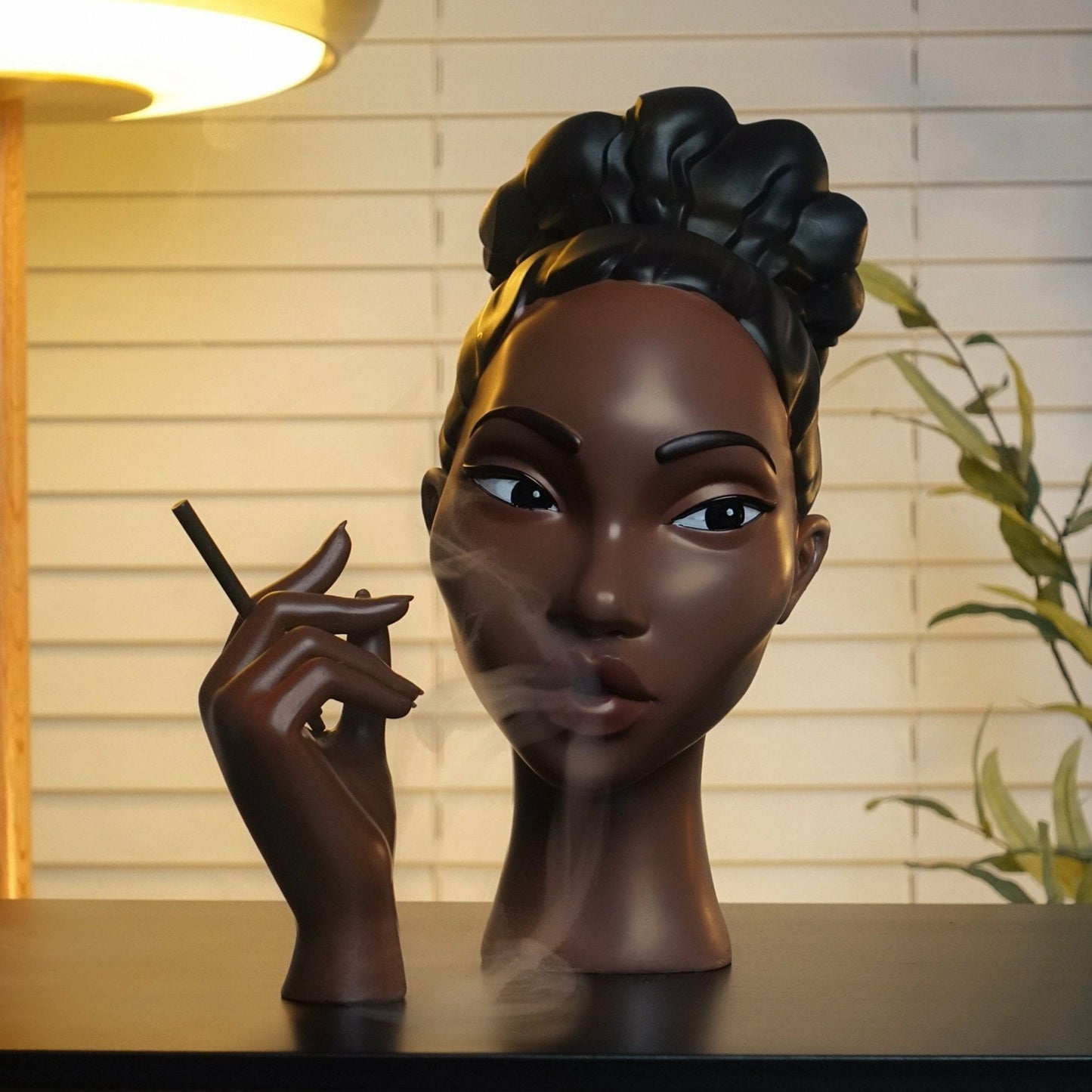 🔥Last day! 💥Special sale - Head Incense Burner Black Woman