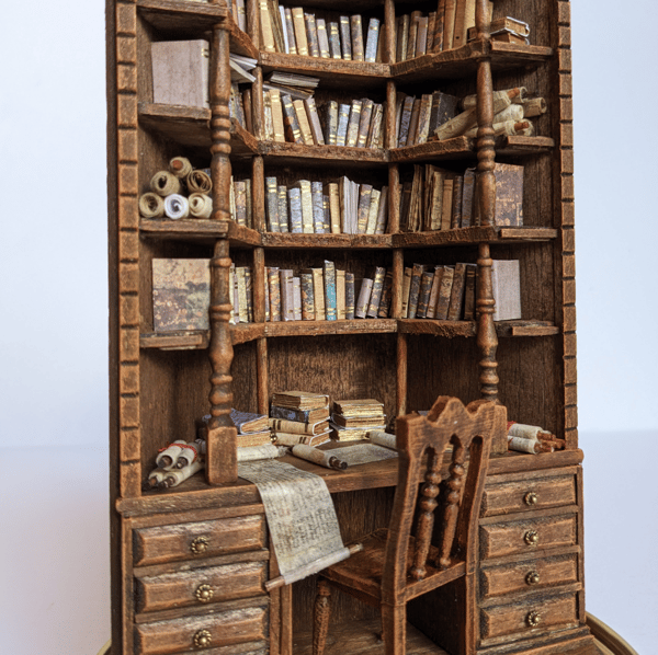 🔖Last day! 💥Special sale - "The bay library" Miniature Bookcase - naotstore