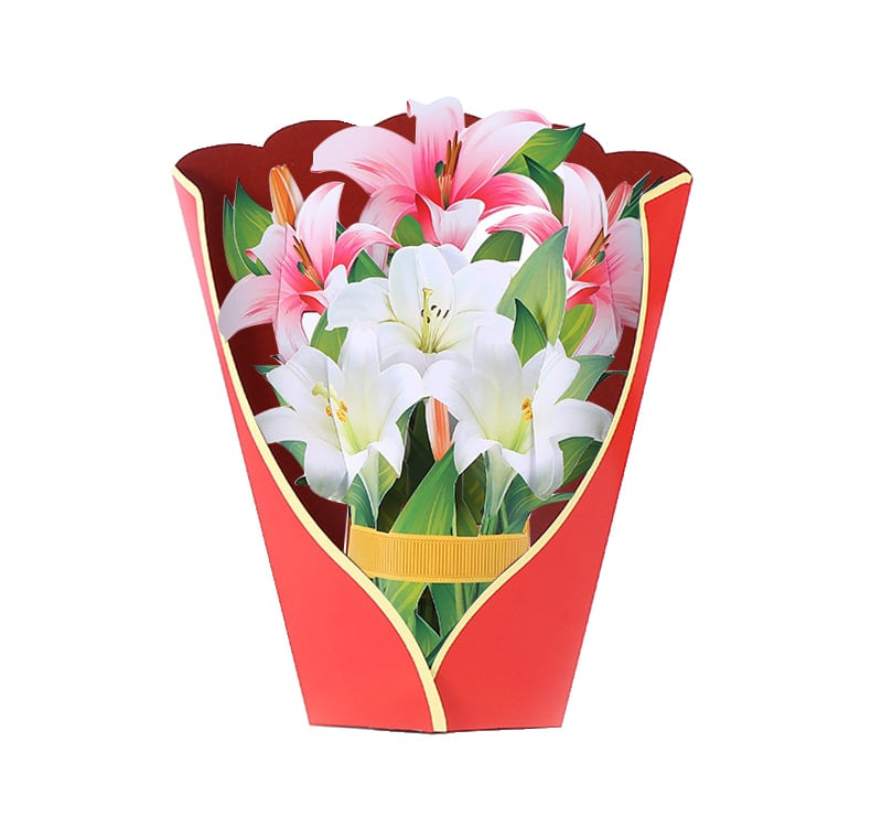 🔥Last day! 💥Special sale - Pop Up Flower Bouquet Greeting Card - naotstore