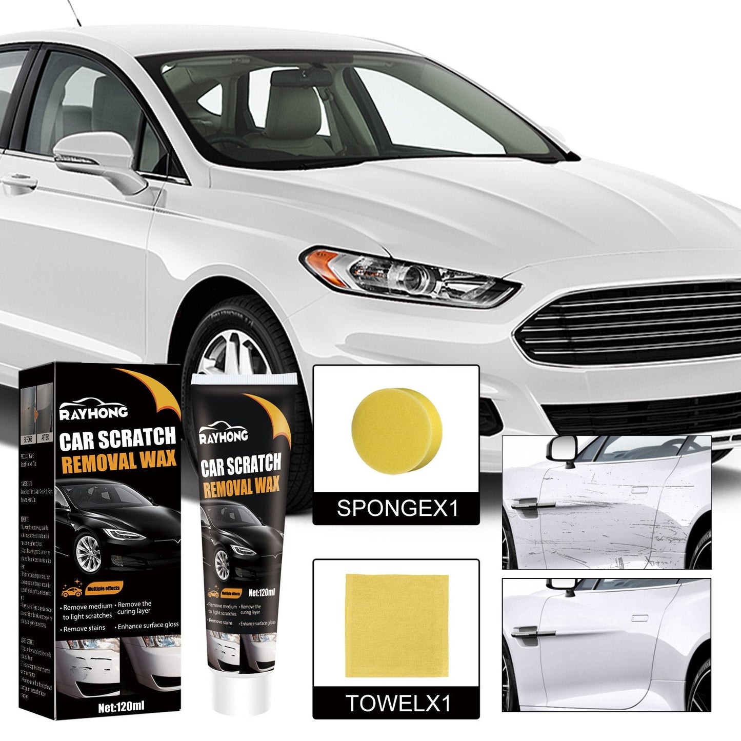 🔥Last day! 💥Special sale - Car scratch repair wax - naotstore