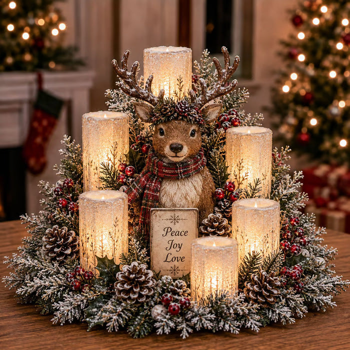 🧑‍🎄Christmas center decorations⛄Holiday table decorations