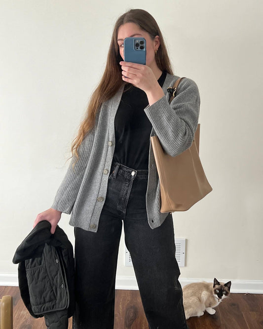 Naotstore - Cashmere Cocoon Cardigan