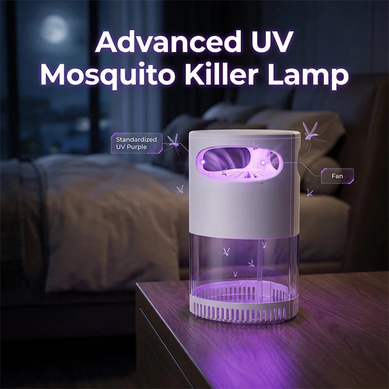 🦟USB UV Mosquito Killer Lamp 🔇Non-toxic Bedroom Night Light