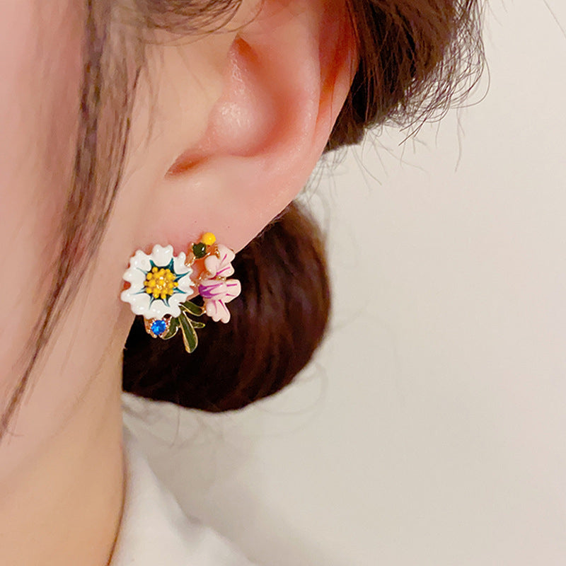 🔥Last day! 💥Special sale - Daisy Flower Earrings - naotstore