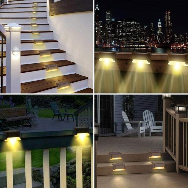 🔥Last day! 💥Special sale - LED Solar Lamp Path Staircase Outdoor Waterproof Wall Light - naotstore