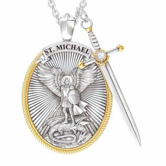 🎁Last day! 💥Special sale - St. Michael Archangel Pendant