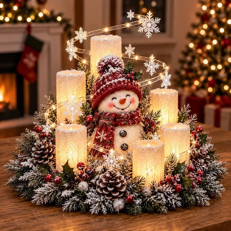 🧑‍🎄Christmas center decorations⛄Holiday table decorations