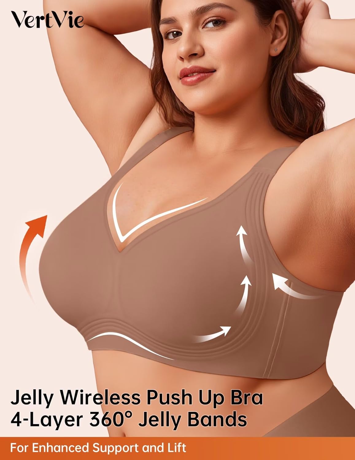 👙Plus Size Wireless Jelly Bra - Super Comfort
