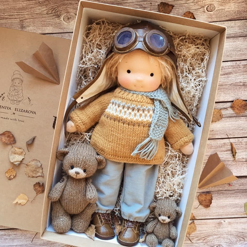 💥Specials this week🎁The Best Gift for Kids-Handmade Waldorf Doll - naotstore