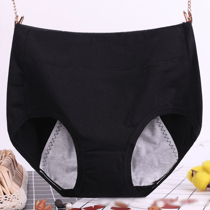 💥Buy 1 get 2 free - High Waist Plus Size Cotton Antibacterial & Leak-Proof Physiological Underwear - naotstore