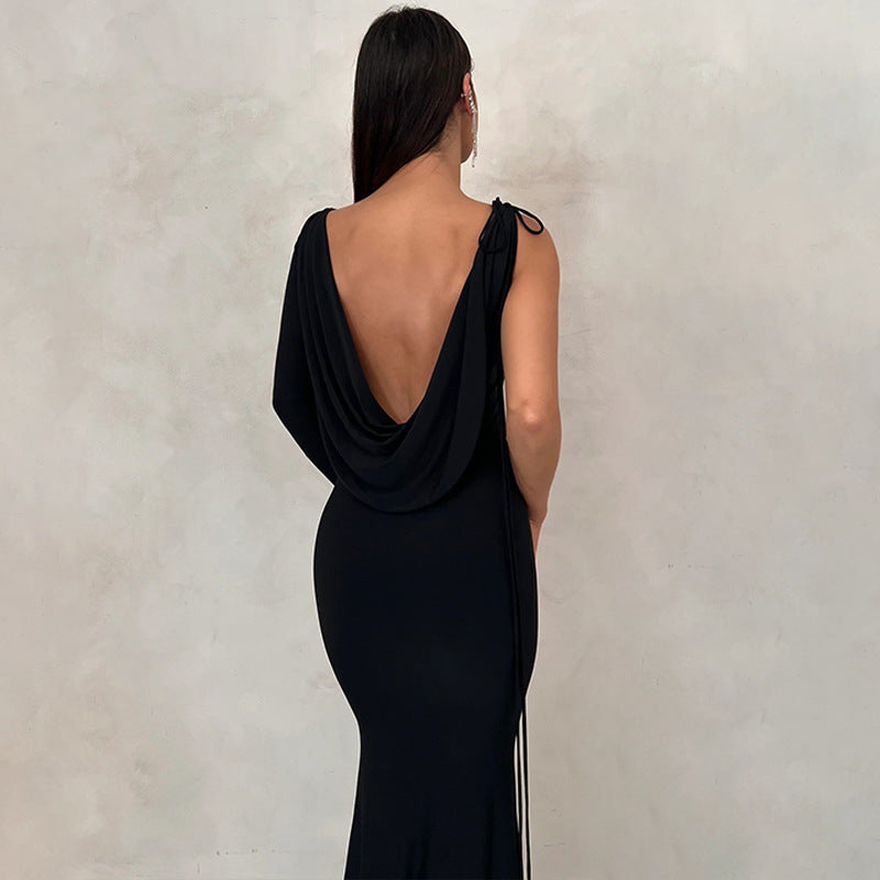 💥Hottest items this month - Women's Sexy Backless Maxi Dress Slim Dress - naotstore