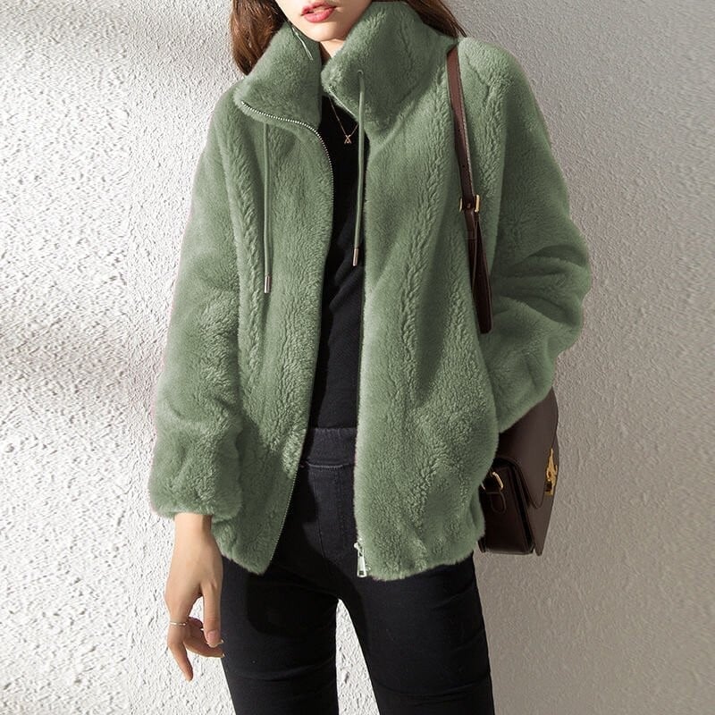 🔥Last day! 💥Special sale - Padded Coat Stand-collar Double-faced Fleece Jacket - naotstore