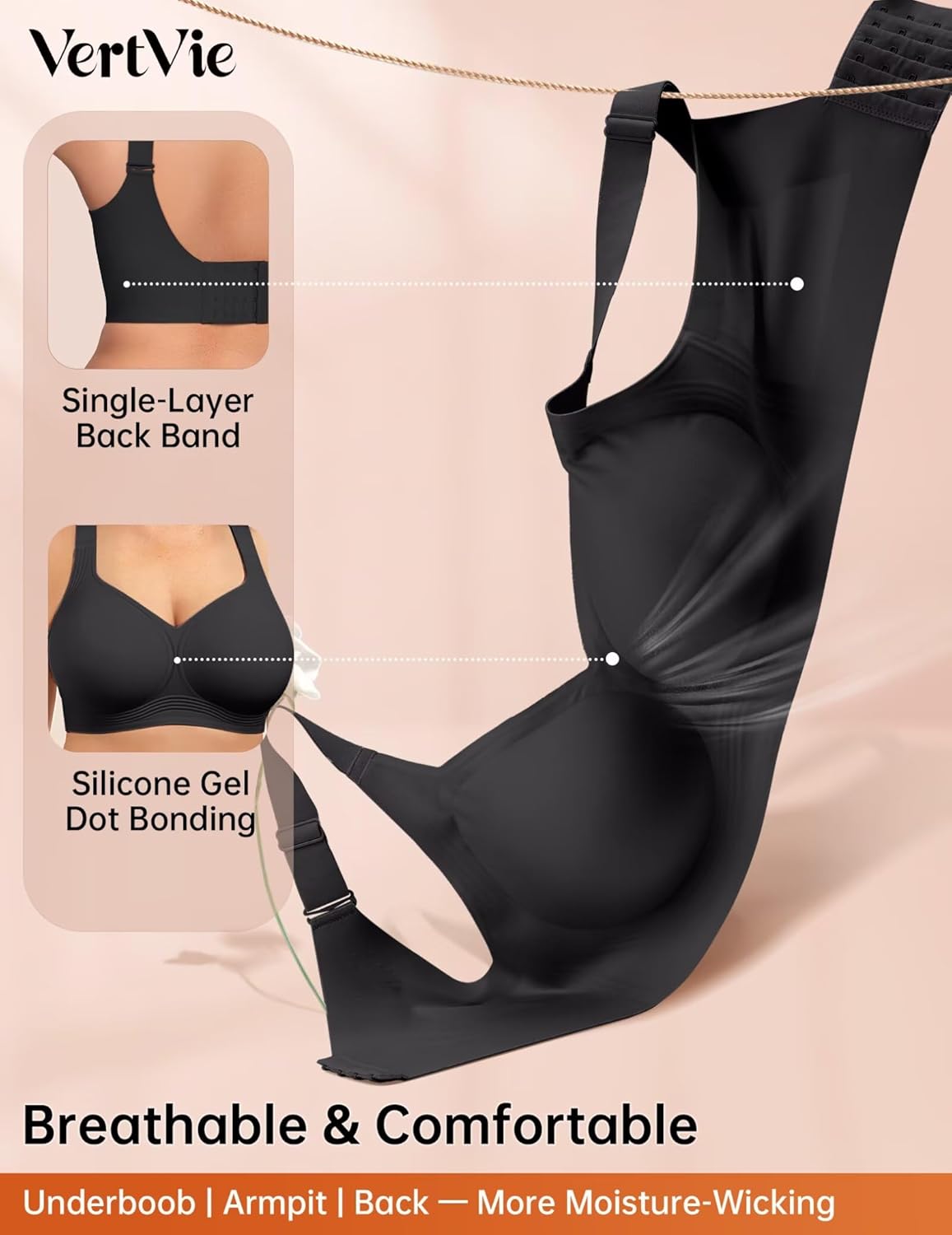 👙Plus Size Wireless Jelly Bra - Super Comfort