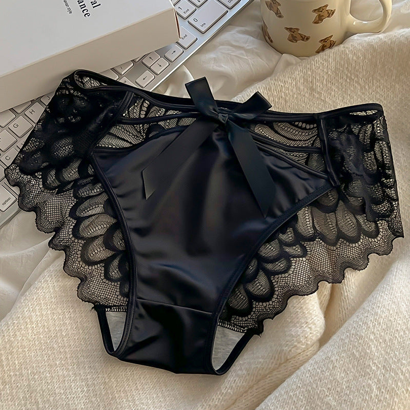 💥Buy 1 get 2 free - Sexy satin transparent hollow lace panties - naotstore