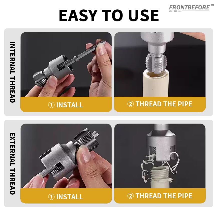 🔩Integrated Internal External Pipe Threading Tool | Limited Time Special Offer