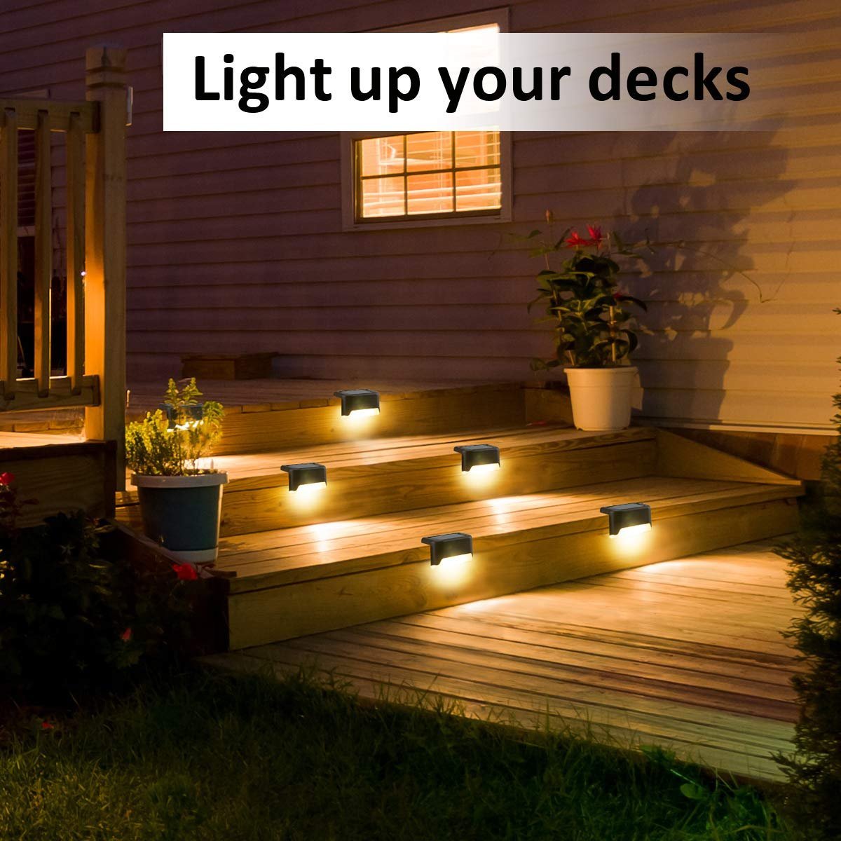 🔥Last day! 💥Special sale - LED Solar Lamp Path Staircase Outdoor Waterproof Wall Light - naotstore