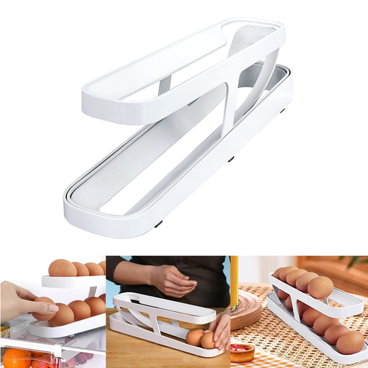 Naotstore - Automatic Scrolling Egg Rack Holder Storage Box