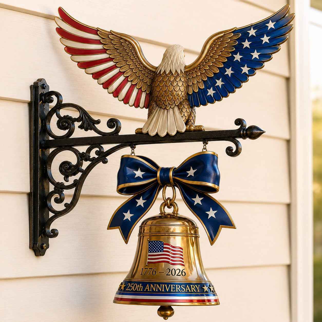 🔔🦅Spirit of Liberty Eagle Bell | 1776–2026 America Semiquincentennial Decor