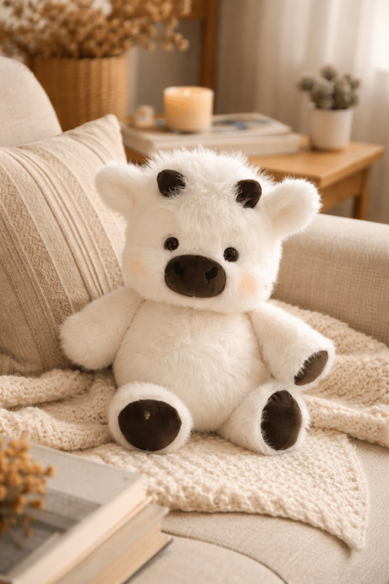 💥Gift essentials🐮Cute chubby Highland cow plush toy