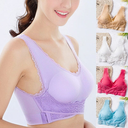 🤣Last day! 💥Special sale - Women's Wireless Full Coverage Lace Bra - naotstore