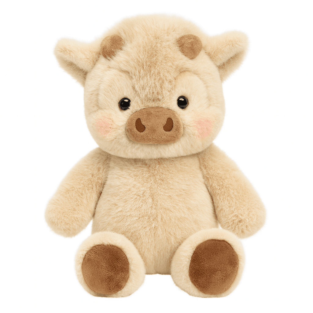 💥Gift essentials🐮Cute chubby Highland cow plush toy