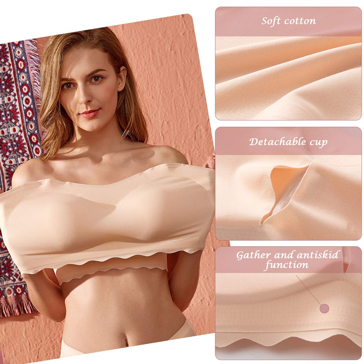 💥The hottest items of the year - Convertible Strapless Bras Push-Up Bras - naotstore