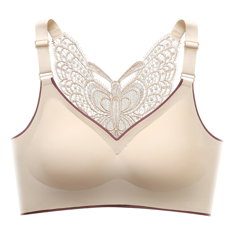 💥Buy 1 get 1 free - Butterfly Embroidery Wire-free Bra - naotstore