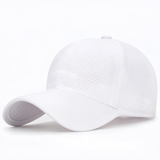 Outdoor leisure sun protection breathable fishing sun hat (white) - naotstore