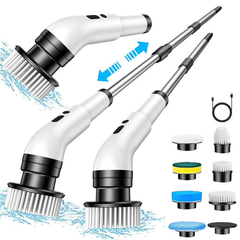 🧹Nine-piece🧹 multi-functional fully automatic handheld electric floor cleaning brush set