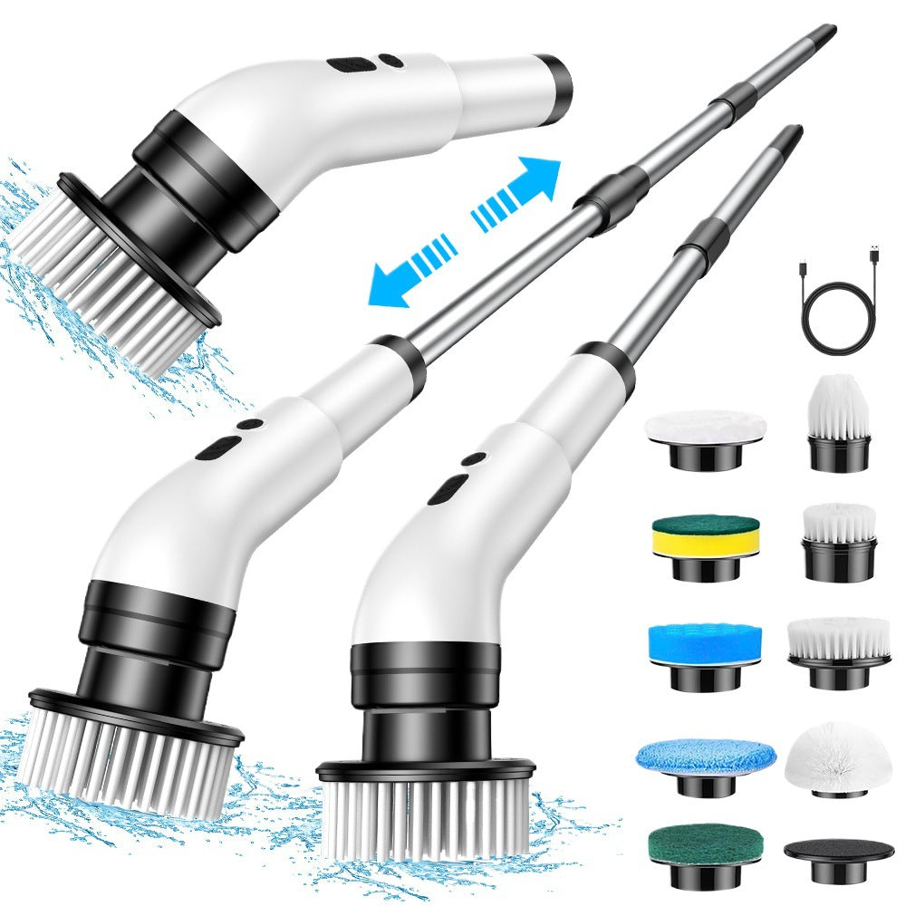 🧹Nine-piece🧹 multi-functional fully automatic handheld electric floor cleaning brush set