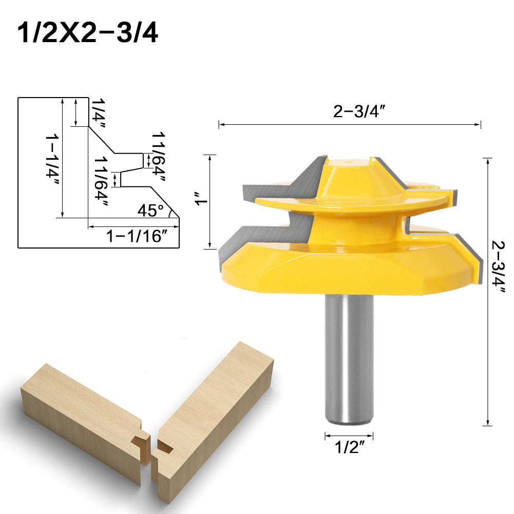 💥Specials this week - 45-degree Lock Miter Router Bit - 1/2" Shank - naotstore