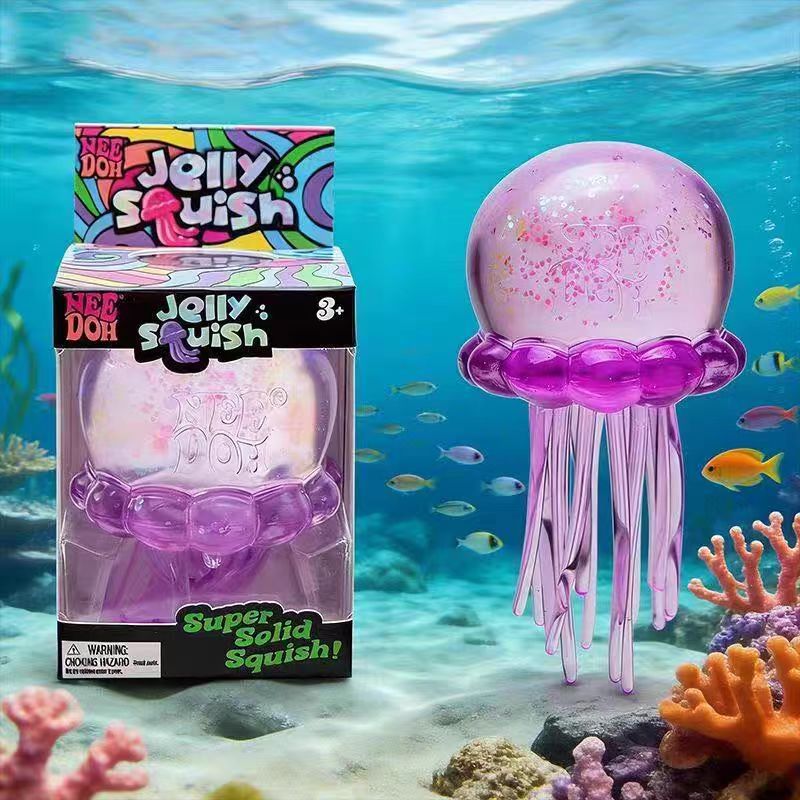 💫🐙Hot Selling Item 🐙 Adorable Sparkling Jellyfish Toy