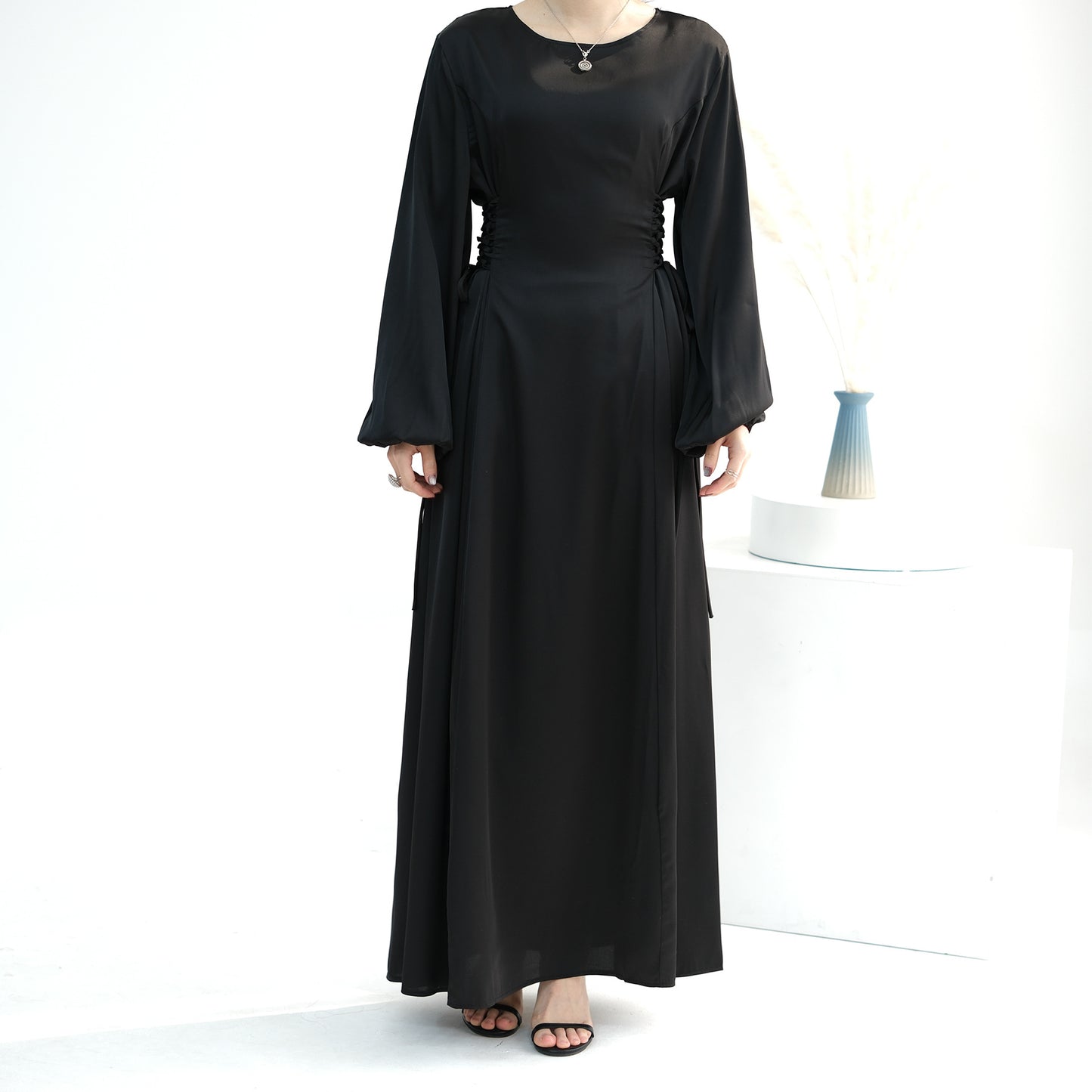 👗Hottest items this month - French Elegant Soft Elastic Cuff Long Dress - naotstore