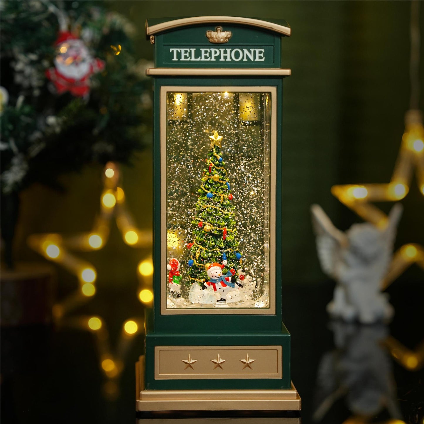 Naotstore - LED Lighted Spinning Christmas Lantern