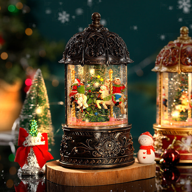 Naotstore - LED Lighted Spinning Christmas Lantern