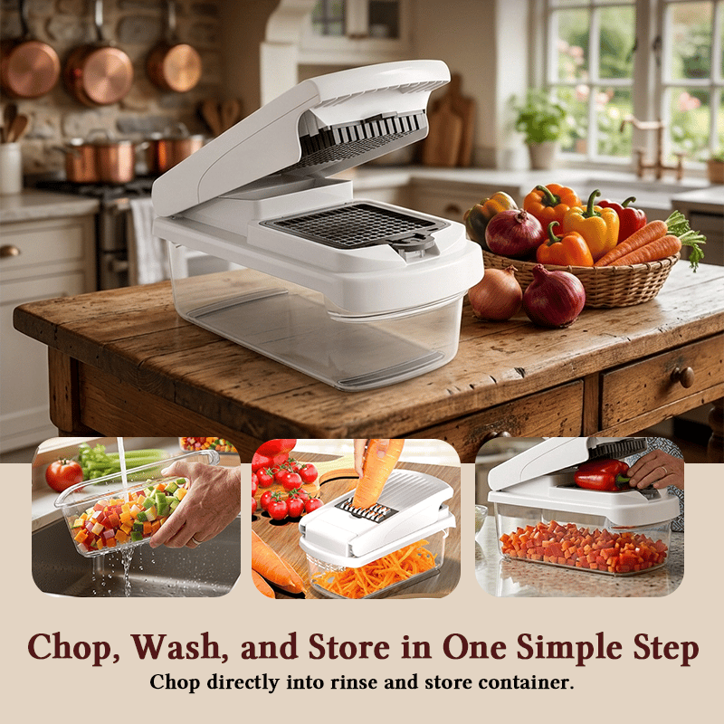 💥Big Sale🥒15-in-1 Vegetable Chopper Set